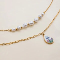 Paint Drop & Pearls Set