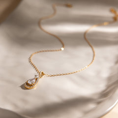 Crystal Drop Necklace