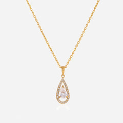 Crystal Drop Necklace