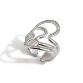 Silver Wave Ring