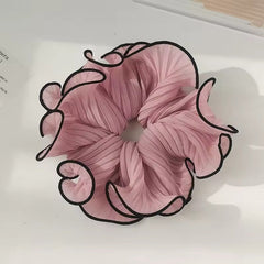 Pleated Mesh Scrunchie