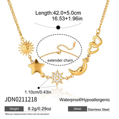 Celeste Charm Necklace