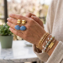 Blue Drop Earrings