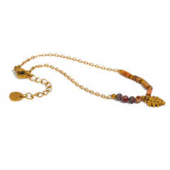 Leaf Beaded Bracelet