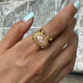 Shell-Crab Statement Ring