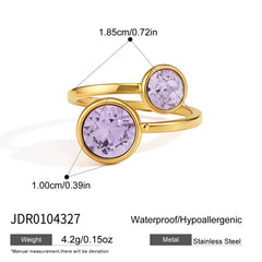 Lavender Glow Ring