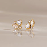 Heart Crystal Studs