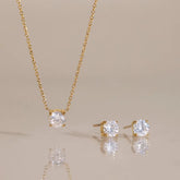 Round Crystal Jewelry Set