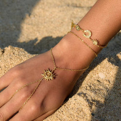 Sun Charm Hand Chain