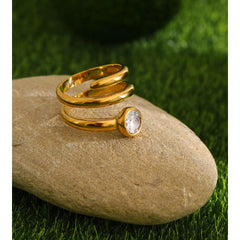 Glow Spiral Ring