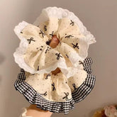 Bow & Lace Scrunchie