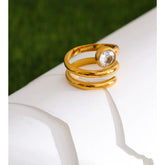 Glow Spiral Ring