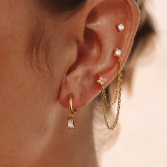 Lynx Chain Earrings