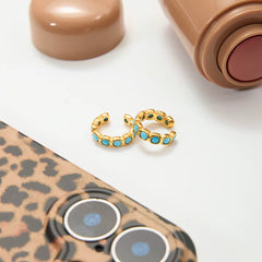 Azure Horizon Ear Cuffs