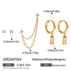Lynx Chain Earrings