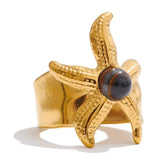 Starfish Statement Ring