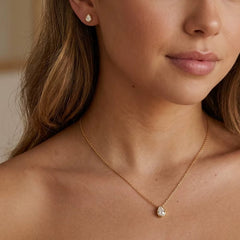 Teardrop Crystal Jewelry Set