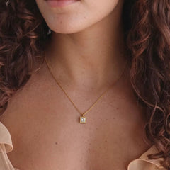 Square Crystal Jewelry Set