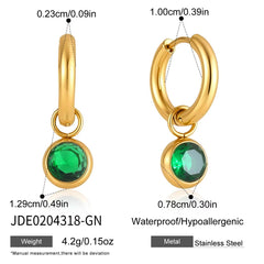 Colorful Huggie Hoop Earrings
