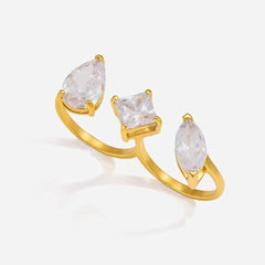 Two-Finger Statement Ring