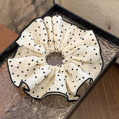 Paris Polka Scrunchie