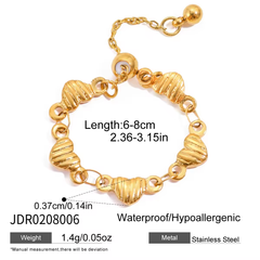 Linear Heart Ring