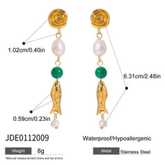 Pisces Drop Earrings