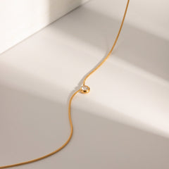 Solitaire Gleam Necklace