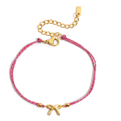 Pink Ribbon Charm