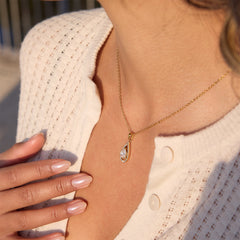 Crystal Drop Necklace
