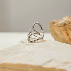 Liquid Silver Ring