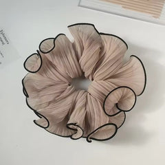 Pleated Mesh Scrunchie