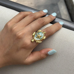 Sea Turtle Signet Ring