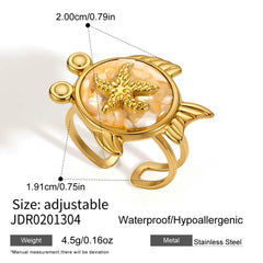 Oceanic Starfish Ring