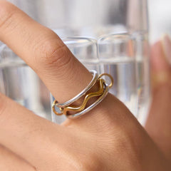 Two-Tone Ring Set