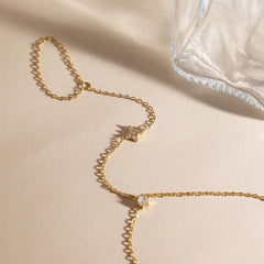 Sparkling Hand Chain Bracelet