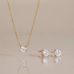 Round Crystal Jewelry Set