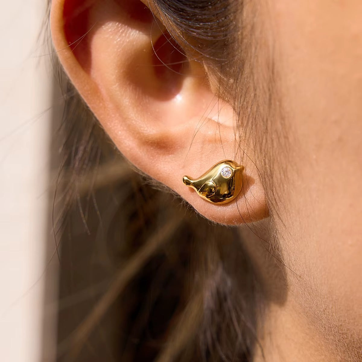 Little Birdie Stud Earrings