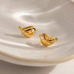 Little Birdie Stud Earrings