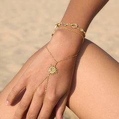 Sun Charm Hand Chain