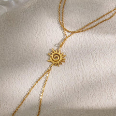 Sun Charm Hand Chain