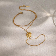 Sun Charm Hand Chain