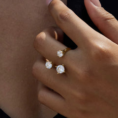 Trio Zircon Ring