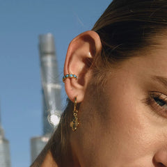 Azure Horizon Ear Cuffs