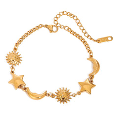 Celestial Mini-Charm Bracelet