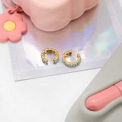 Azure Horizon Ear Cuffs