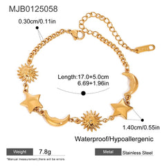 Celestial Mini-Charm Bracelet