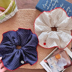 Retro Polka Scrunchie