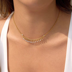 Shimmering Crystal Necklace