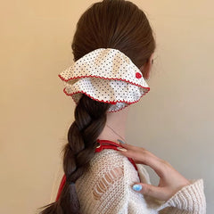 Retro Polka Scrunchie
